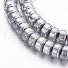 Electroplate Non-magnetic Synthetic Hematite Beads Strands G-A170-01C-P-1