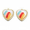 Resin Pendants PALLOY-N161-010-NR-2