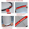 PVC Bicycle Tire Rim Protect Tapes AJEW-GF0001-62-6