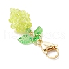 Lemon Glass Seed Beaded Pendant Decorations HJEW-MZ00225-4