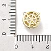Brass Micro Pave Clear Cubic Zirconia Pendants ZIRC-L104-004G-3