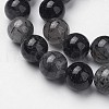 Natural Black Rutilated Quartz Beads Strands G-F362-07-14mm-3
