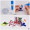 Black Wiggle Eye Need Glue on Round Moving Wobbly Googly Eyes 4-9mm KY-PH0001-01-6