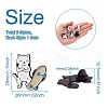  Jewelry 6Pcs 6 Style Pet with Skateboarding Cartoon Enamel Pin JEWB-PJ0001-03-3