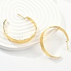 Brass Stud Earrings EJEW-F273-10G-1