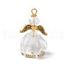 Faceted Glass Pendants PALLOY-MZ00582-10-1