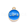 Alloy Enamel Pendants X-ENAM-S124-01A-02K-3