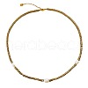 Mother's Day Jewellery Shimmering Natural Freshwater Pearl & Synthetic Non-magnetic Hematite Beaded Necklaces MF6958-4