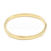 304 Stainless Steel Faceted Ring Hinged Bangles for Women BJEW-C071-16G-3
