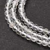 Natural Quartz Crystal Beads Strands G-B145-A02-3mm-4