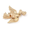 Bird & Love Heart Alloy Enamel Brooches JEWB-K017-04KCG-2