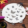 ARRICRAFT 45pcs 15 styles Halloween Alloy Enamel & Tibetan Style Pendants ENAM-AR0001-56-5