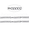 Oval Oxidation Aluminum Curb Chains CHA-K003-06P-2