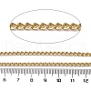 Brass Textured Oval Link Chains CHC-H113-20G-2