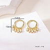Elegant S925 Sterling Silver Clear Cubic Zirconia Flat Round Stud Earrings KF4961-3