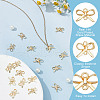 HOBBIESAY 20Pcs Brass Links FIND-HY0003-75-5