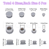 Gorgecraft 24Pcs 4 Style Silicone Bottle Seal Plug AJEW-GF0008-10B-03-2