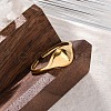 304 Stainless Steel Cuff Rings for Women RJEW-F175-03G-03-4