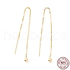 925 Sterling Silver Ear Thread STER-P047-09G-4