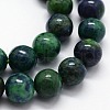 Natural Chrysocolla and Lapis Lazuli Beads Strands X-G-I199-37-8mm-3