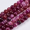 Natural Agate Round Beads Strand G-L084-10mm-59-1