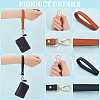 WADORN 2Pcs 2 Colors PU Leather Clutch Bag Wristlet Straps FIND-WR0010-31-3