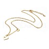304 Stainless Steel Pendant Necklaces NJEW-JN02214-06-1