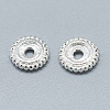 925 Sterling Silver Granulated Spacer Beads STER-T002-72S-2