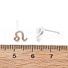 S925 Sterling Silver Stud Earrings EJEW-K303-01S-07-4