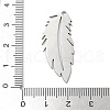 304 Stainless Steel Pendants STAS-S155-02P-03-3