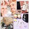 Butterfly Bowknot Acrylic Pendant Decoration HJEW-YW00034-01-6