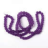 Transparent Glass Bead Strands GLAA-S031-8mm-36-2