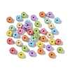 Spray Paint Alloy Beads PALLOY-H145-12-1