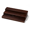 (Defective Closeout Sale: Scratched) 3-Tier Wood Slotted Display Riser Stands ODIS-XCP0001-31-1