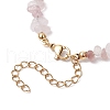 Natural Quartz Chip Beaded Bracelets for Women BJEW-JB11742-01-4