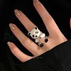 Cartoon Alloy Adjustable Cuff Rings Sets FS-WG86E71-01-1