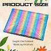 Rainbow Polyester Spandex Stretch Fabric DIY-WH0622-042-2