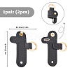 Microfiber Imitation Leather Undamaged Bag D Ring Connector PURS-WH0005-35KCG-02-2