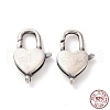 925 Sterling Silver Lobster Claw Clasps STER-D036-02AS-4