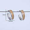 C-shaped Brass Stud Earrings JJ2683-4