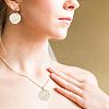 CHGCRAFT 42Pcs 3 Styles Alloy Open Back Bezel Big Pendants FIND-CA0005-78-6