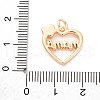 Mother's Day Brass Enamel Pendants X-KK-D360-21G-02-3
