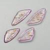 Transparent Resin Pendants RESI-TAC0004-24D-2