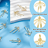 HOBBIESAY 10Pcs Rack Plating Brass Pendants FIND-HY0003-76-5