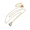 304 Stainless Steel Necklaces NJEW-R022-01G-03-4