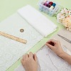 BENECREAT 3 Yards Cotton Embroidered Flower Lace Trim OCOR-BC0007-44-3