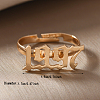Iron Adjustable Finger Rings CB0027-3-3