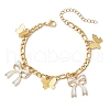 304 Stainless Steel Figaro Chains Bracelets BJEW-JB11604-02-2