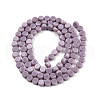 Opaque Solid Color Glass Beads Strands GLAA-N052-05B-A20-2