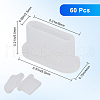 Gorgecraft 60Pcs Silicone Mobile Dustproof Plugs DIY-GF0010-25B-2